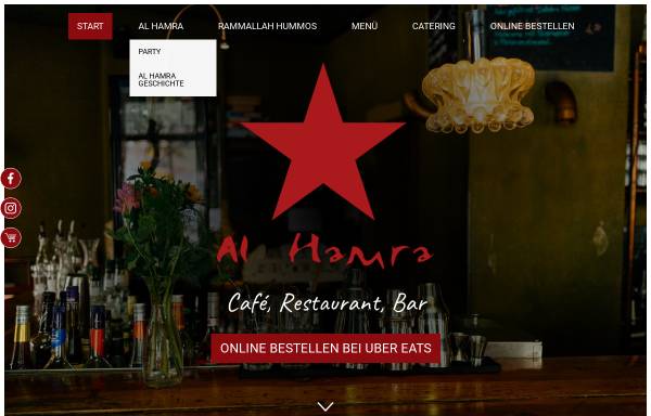 Vorschau von www.alhamra.de, Al Hamra Cafe
