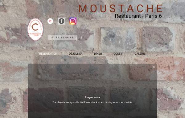 Vorschau von www.moustache-restaurant.com, Restaurant Moustache