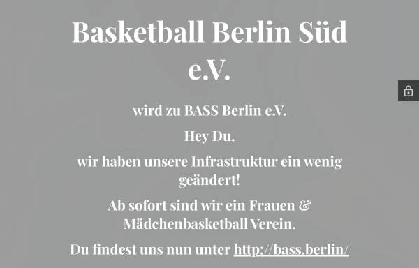 Basketball Berlin Süd e.V. (BBS)