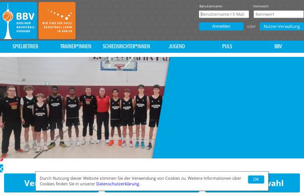 Vorschau von www.binb.info, Berliner Basketball Verband
