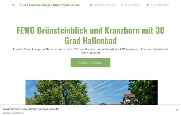 Vorschau von luxus-ferienwohnungen-brunnsteinblick-in.business.site, Ferienwohnung Brünnsteinblick