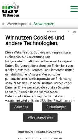 USV TU Dresden e.V. - Abteilung Schwimmen / Wasserball