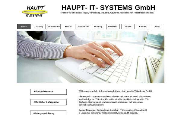 Vorschau von www.haupt-it.de, Haupt-IT-Systems GmbH