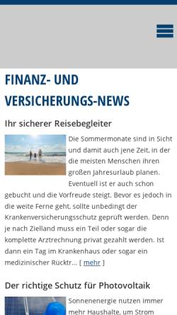 Vorschau der mobilen Webseite www.pro-finanzplanung.de, Pro Finanzplanung e.K.