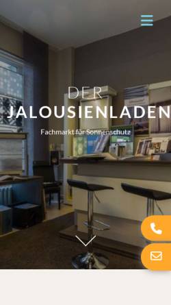 Vorschau der mobilen Webseite www.jalousienladen-dresden.de, Der Jalousienladen