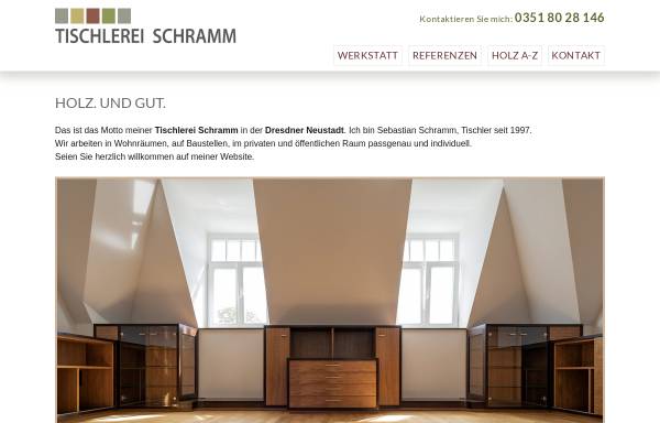 Vorschau von www.sebastianschramm.de, Sebastian Schramm - Holzgestaltung und Restaurierung