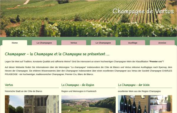Vorschau von www.champagne-vertus.de, Antje Wieland - Champagne de Vertus