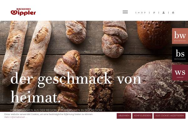 Vorschau von www.baeckerei-wippler.de, Bäckerei Wippler GmbH