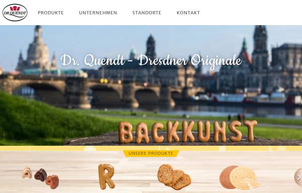 Vorschau von www.dr-quendt.de, Dr. Quendt Backwaren GmbH