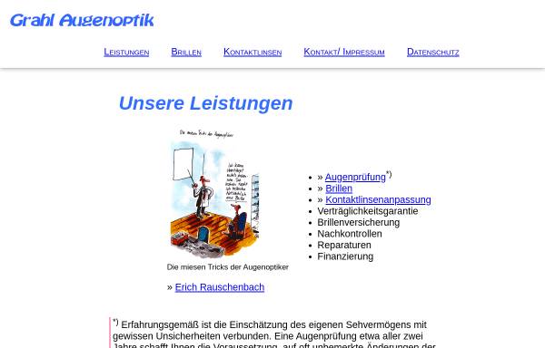 Vorschau von www.grahl-augenoptik.de, Grahl Augenoptik