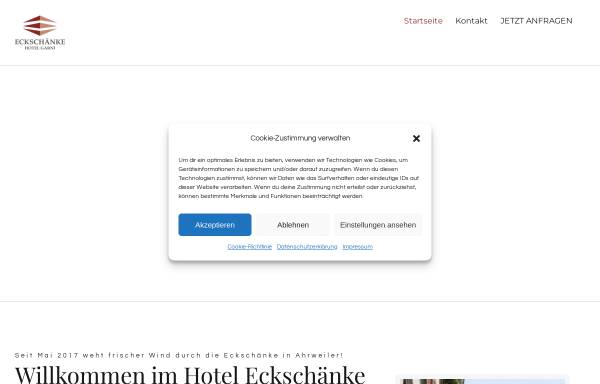 Vorschau von www.hotel-eckschaenke.de, Hotel garni Eckschänke