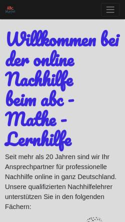 Vorschau der mobilen Webseite nachhilfe-in-leipzig.de, Nachhilfe-Institut Fischer