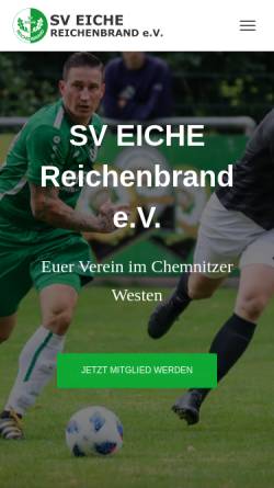 Vorschau der mobilen Webseite www.sv-eiche.de, SV Eiche Reichenbrand e.V., Abteilung Schach