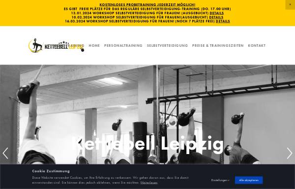 Vorschau von www.kettlebell-leipzig.de, Kettlebell-Fitness Kai-Uwe Schulze
