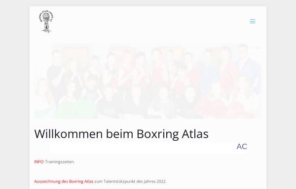 Vorschau von www.boxring-atlas.de, Boxring Atlas Leipzig e.V.