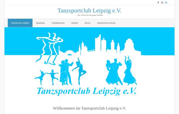 Vorschau von www.tanzsportclub.de, Tanzsportclub Leipzig e.V.