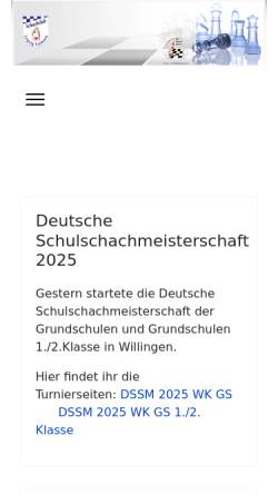 Vorschau der mobilen Webseite www.sc-leipzig-lindenau.de, Schachclub Leipzig-Lindenau e.V.