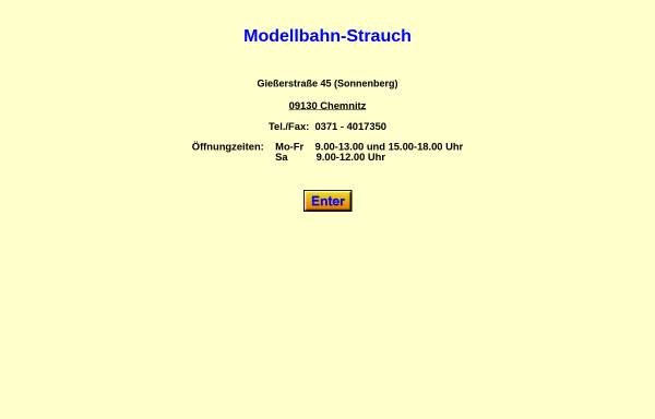 Vorschau von www.modellbahn-strauch.de, Modellbahn-Strauch