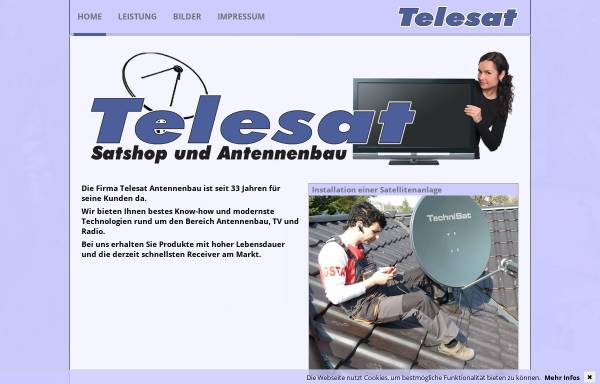 Vorschau von www.telesat.de, Tele-SAT Chemnitz