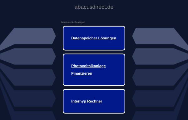 Vorschau von www.abacusdirect.de, abacus direct GmbH