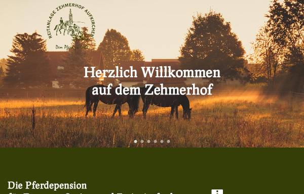 Vorschau von www.reiterhof-aufkirchen.de, Reiterhof Zehmer