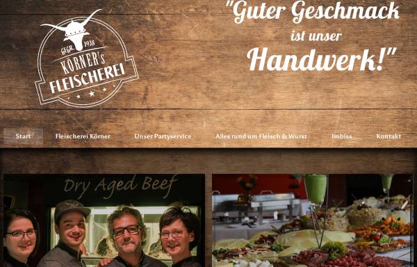 Vorschau von www.fleischerei-koerner.de, Fleischerei und Partyservice Körner