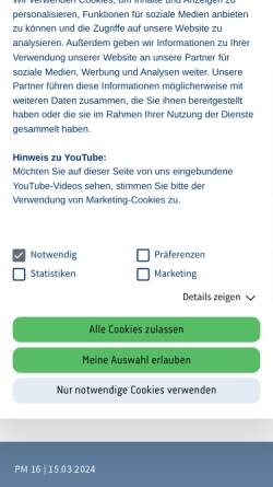 Vorschau der mobilen Webseite www.chemnitz.ihk24.de, Industrie- und Handelskammer Südwestsachsen Chemnitz-Plauen-Zwickau