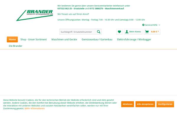 Vorschau von www.brander-landtechnik.de, Brander Landtechnik GmbH