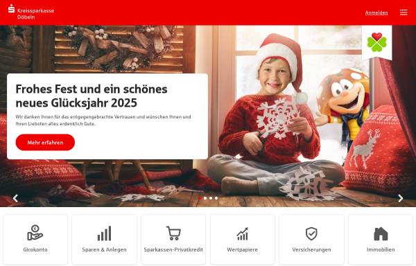 Vorschau von www.sparkasse-doebeln.de, Kreissparkasse Döbeln