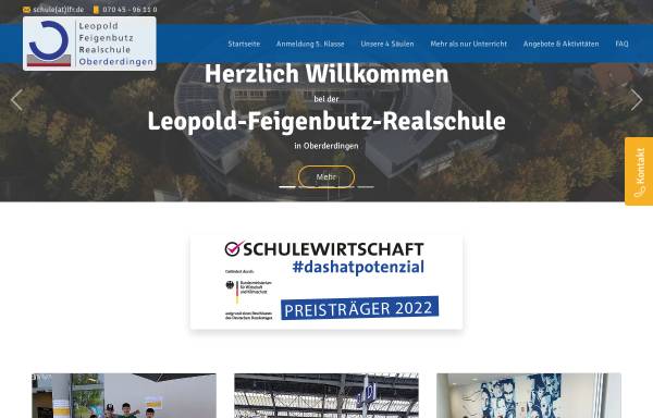 Vorschau von www.lfr.de, Leopold-Feigenbutz-Realschule