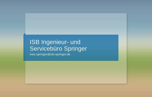 ISB Ingenieur- und Servicebüro Springer