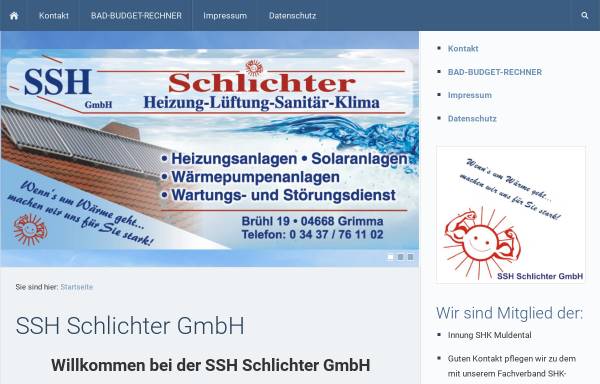 Vorschau von www.ssh-schlichter.de, SSH Schlichter GmbH