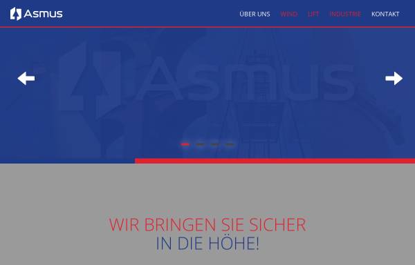 Vorschau von www.asmus-lift.de, Asmus Baurüstung & Hebezeuge GmbH