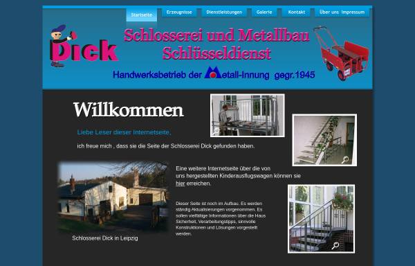 Vorschau von www.schlosserei-dick.de, Schlosserei Dick