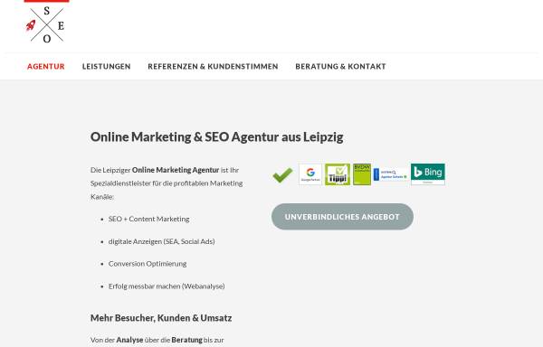 Vorschau von www.agentur-schade.de, Agentur Schade - Onlinemarketing