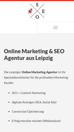 Vorschau der mobilen Webseite www.agentur-schade.de, Agentur Schade - Onlinemarketing