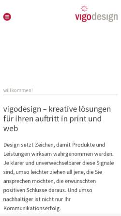 Vorschau der mobilen Webseite www.vigodesign.de, vigodesign