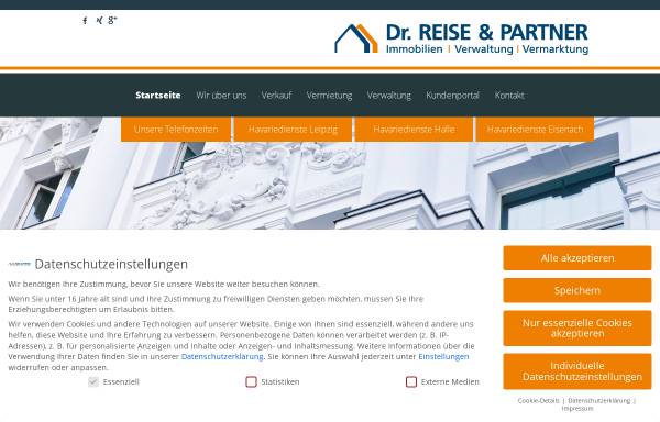 Vorschau von www.dr-reise-immobilien.de, Dr. Reise & Partner GmbH