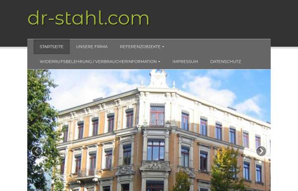 Vorschau von dr-stahl.com, Dr. Stahl Immobilien-Service
