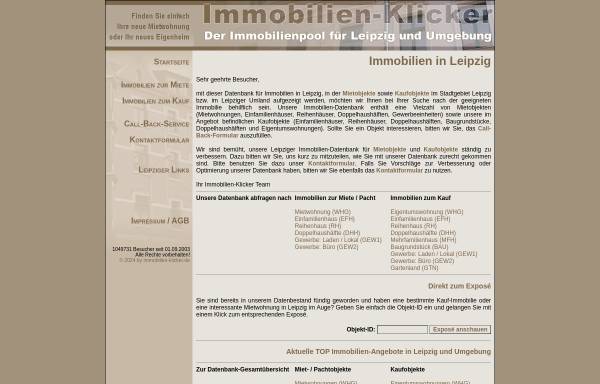 Vorschau von www.immobilien-klicker.de, Immobilien-Klicker