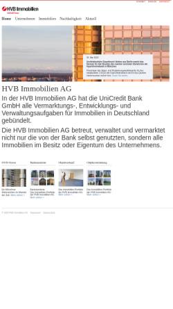 Vorschau der mobilen Webseite www.hvbimmobilien.de, Listbogen