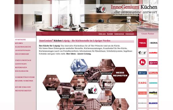 Vorschau von www.innogenium.de, InnoGenium Küchen Inh. Jens Heinz