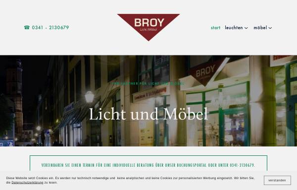 Vorschau von www.atelierbroy.de, Licht-Atelier Broy GmbH