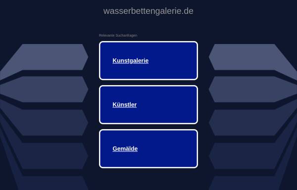 Vorschau von wasserbettengalerie.de, Wasserbettengalerie