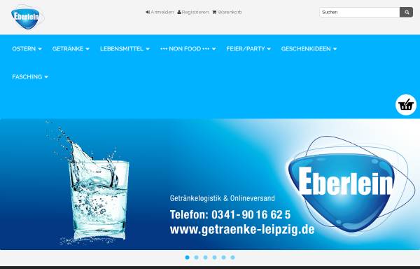 Vorschau von www.gls-eberlein.de, Getränke-Liefer-Service Eberlein