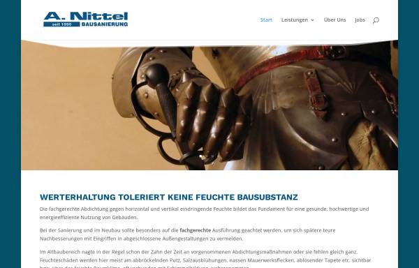 Vorschau von www.bausanierung-nittel.de, A. Nittel GmbH & Co. KG