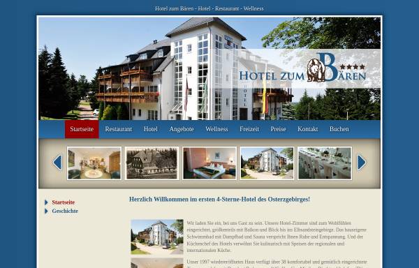 Vorschau von www.zum-baeren.de, Hotel Zum Bären
