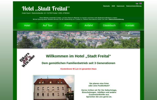 Vorschau von www.hotel-stadt-freital.de, Hotel Stadt Freital