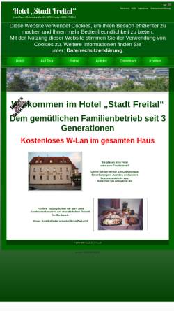Vorschau der mobilen Webseite www.hotel-stadt-freital.de, Hotel Stadt Freital