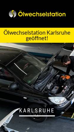 Vorschau der mobilen Webseite www.oelwechselstation.de, Ölwechselstation GmbH